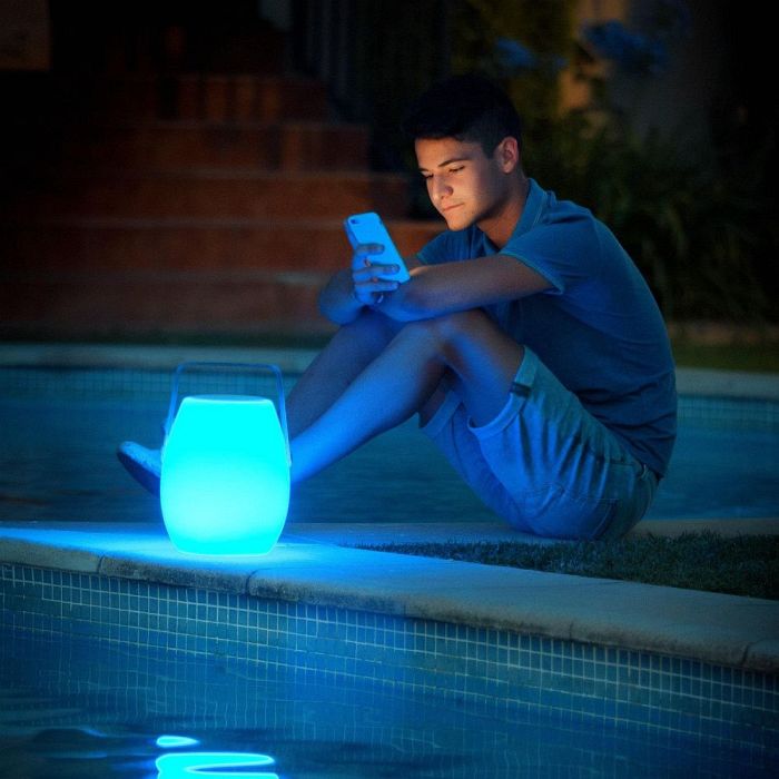 Barrel IP44 Rated Portable Light Speaker M3695