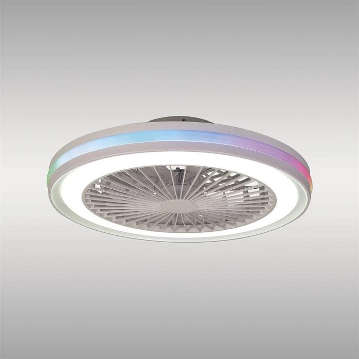 Gamer White LED Reversible RGB And CCT Ceiling Fan M8291