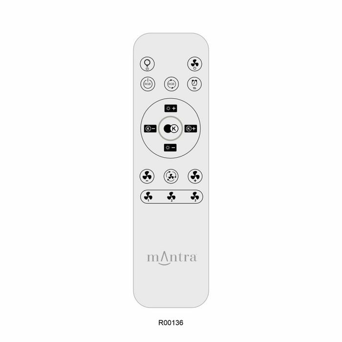 Gamer White LED Reversible RGB And CCT Ceiling Fan M8291
