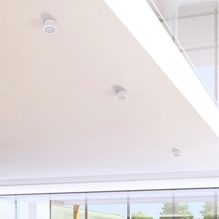 Gower 3000K LED White Finish Surface Spotlight M6830