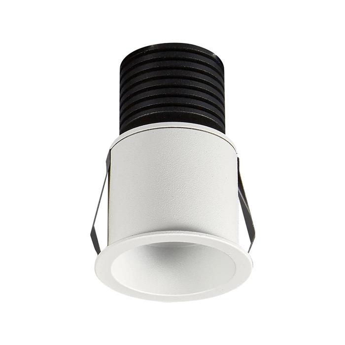 Guincho IP54 5 Watt LED 12 Degree Sand White Recessed Downlight M7082