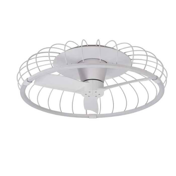 Nature LED White Metal Wire Frame Summer And Winter Fan Light M7807