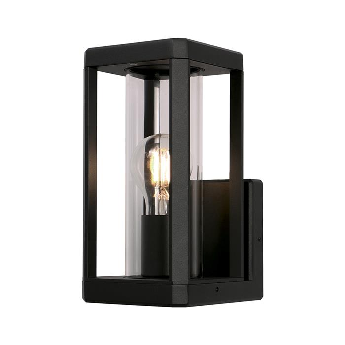 Nevada IP65 Matt Black Upward Facing Outdoor Wall Light M8897