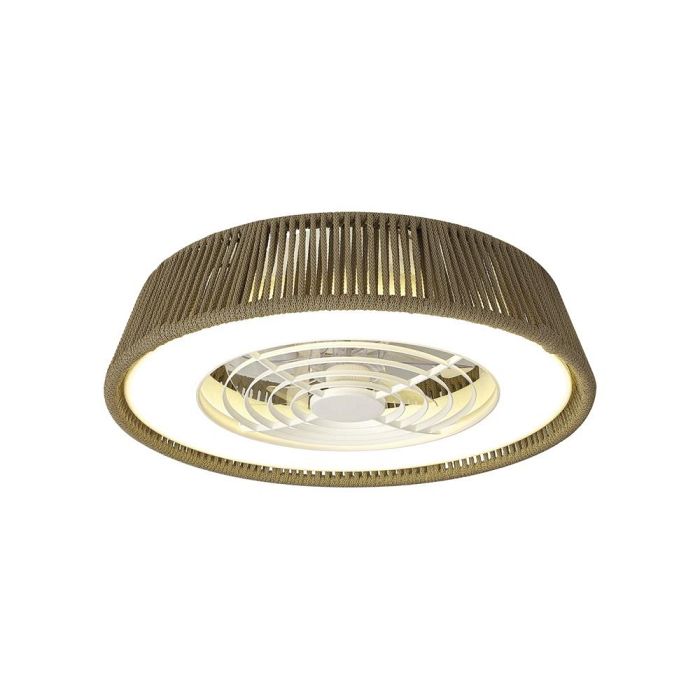 Polinesia Nautica Mini LED Textured Rope CCT Reversible Ceiling Fan M8228