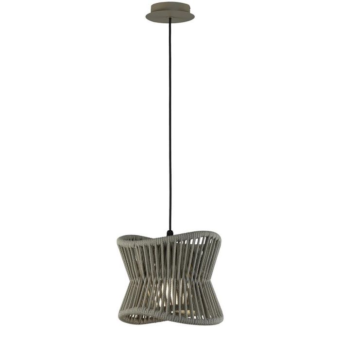 Polinesia Small IP44 Dark Beige Outdoor Pendant M7131