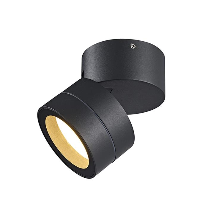 Saler IP65 Dark Grey Round Adjustable Outdoor Spotlight M9100