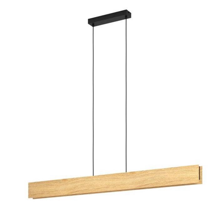 Anchorena-Z LED Wood And Black Pendant Light 900388