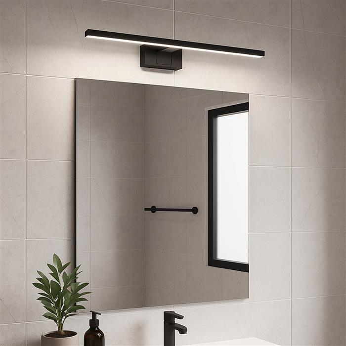 Conetilla Small LED Black And White Diffuser Bathroom Mirror Wall Light 901847