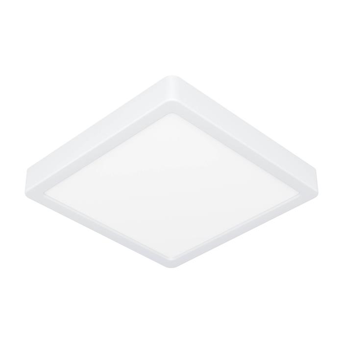 Fueva 6 Medium IP44 LED White And Opal Diffuser CCT Square Bathroom Fitting 901336
