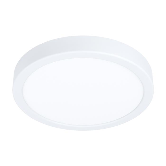 Fueva 6-Z LED IP44 CCT And RGB Round White Flush Bathroom Fitting 901376