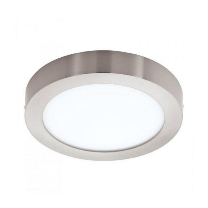 Fueva-Z Small Round Nickel IP44 Rated LED Flush Light 900114
