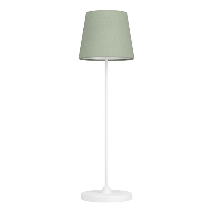 Leonero LED White And Green Shade Rechargeable CCT Desk Lamp 75936