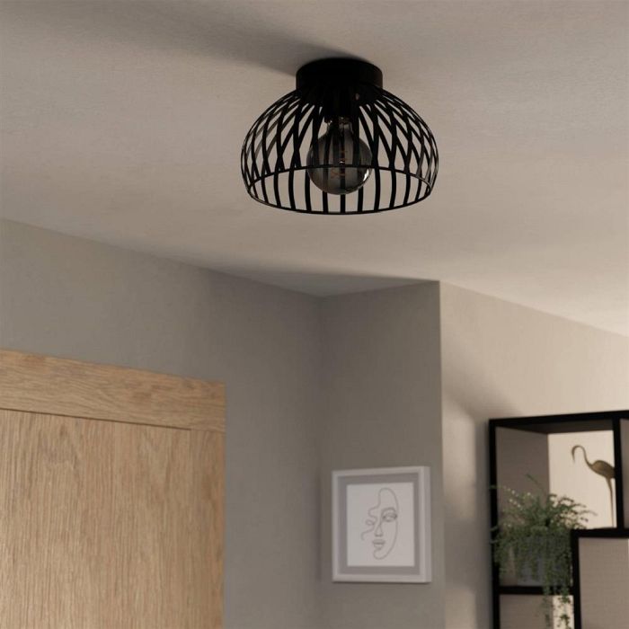 Mogano 3 Black Semi-Flush Ceiling Light 900792