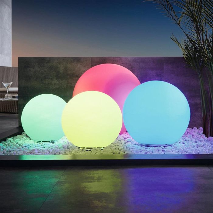 MONTEROLO-Z Small White IP65 LED Colour Changing Floor Lamp 900268