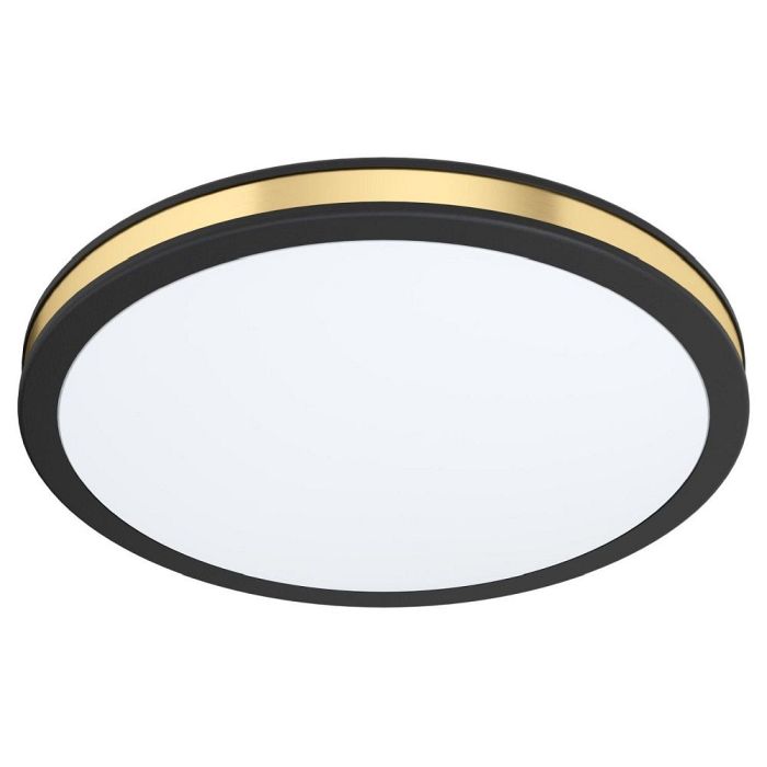 Pescaito LED Black And Gold Flush Ceiling Fitting 99406