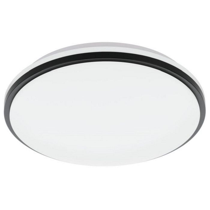 Pinetto Black And White LED IP44 Rated Wall or Ceiling Light 900366