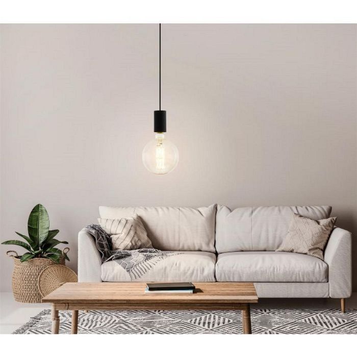Pozueta Black Steel Single Ceiling Pendant 98661