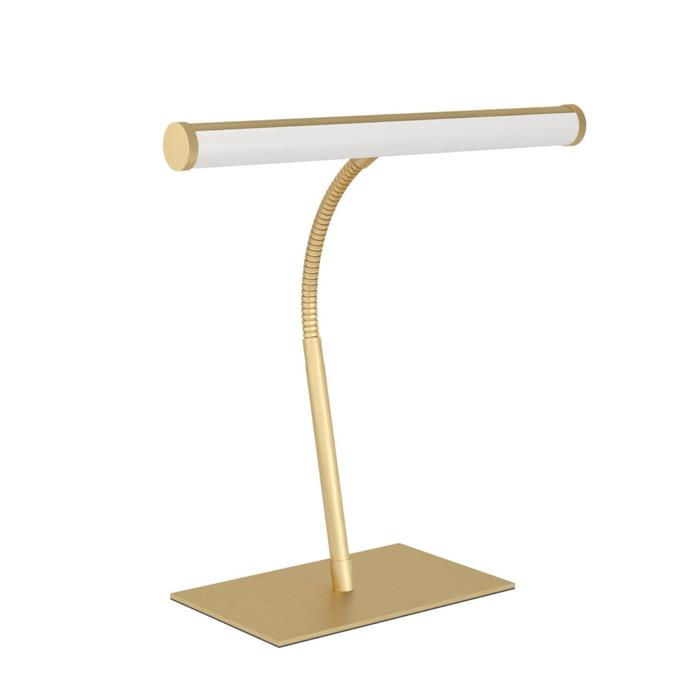 Riccione LED Brushed Brass CCT Touch Adjustable Reading Arm Table Lamp 901983