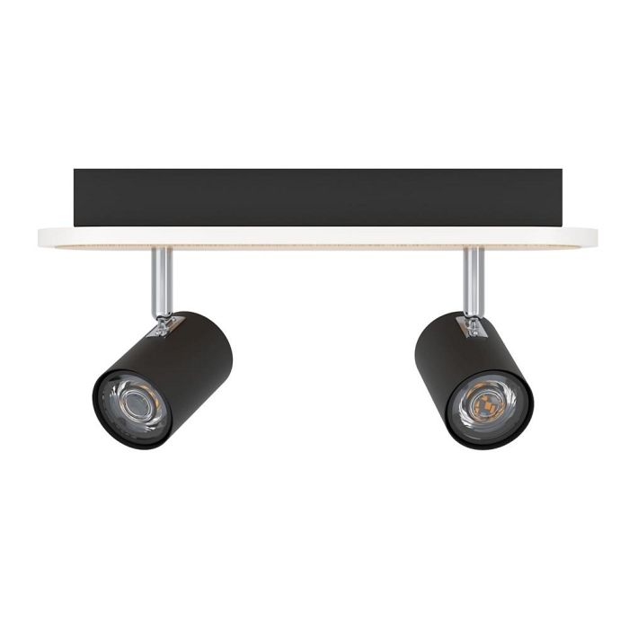 Rimbocchi Black And Brown LED Double Spotlight 901632