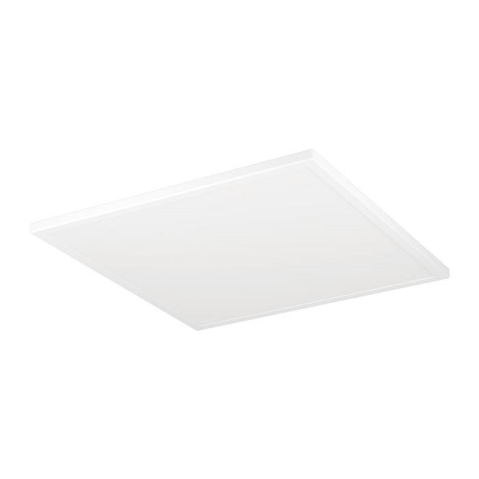 Rovito-R Large Square White LED IP44 Flush Tunable Bathroom Light 901462