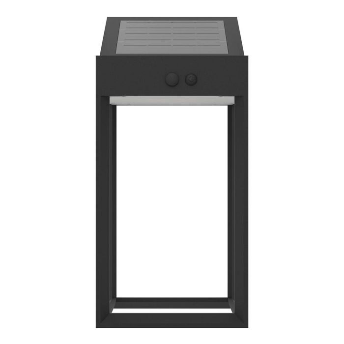 Suzzara LED IP44 Black Solar Outdoor Sensor Wall Light 901083