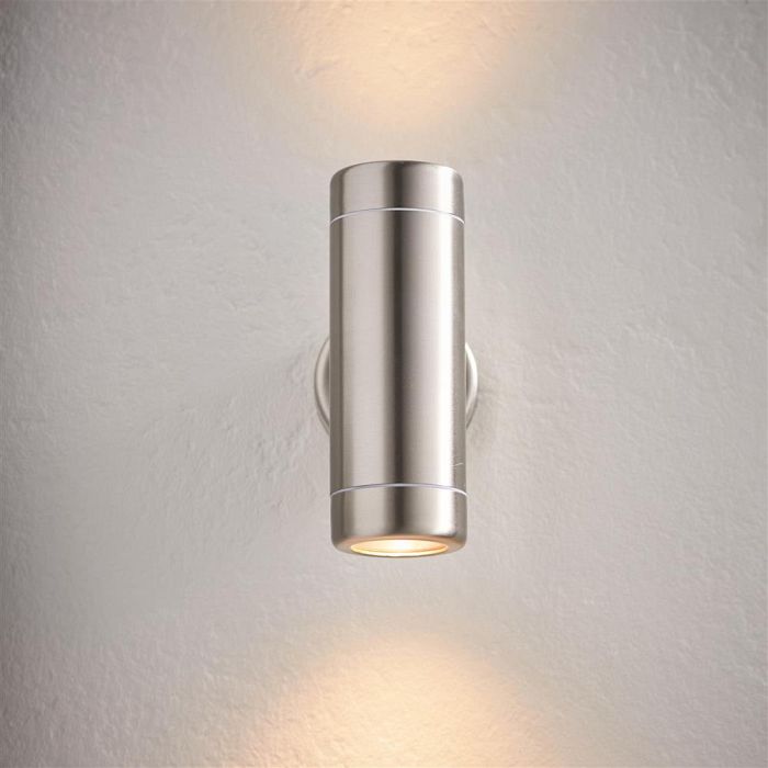 Atlantis Stainless Steel Twin IP65 Coastal Wall Light 14015