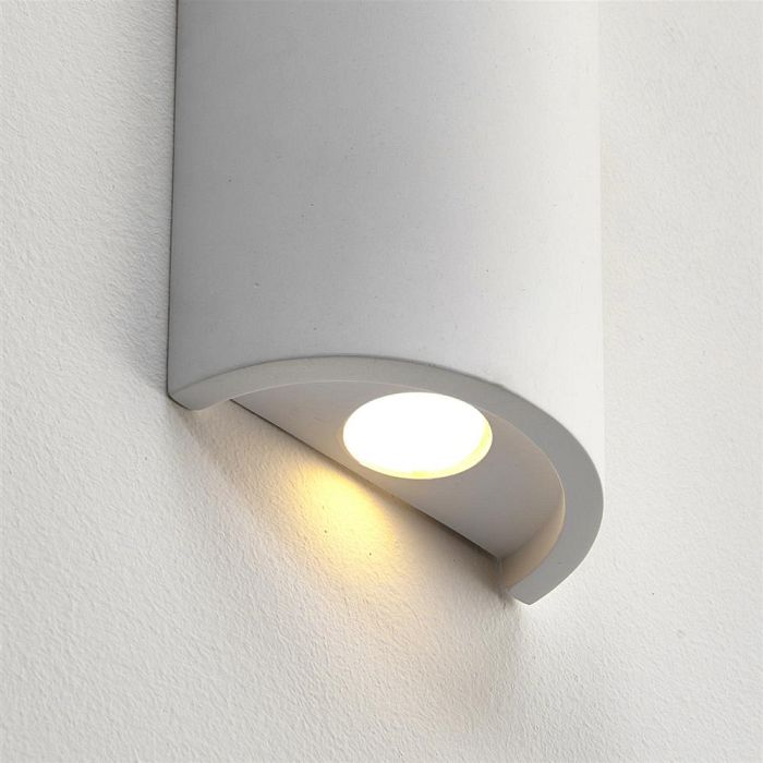 Crescent White LED Interior Wall Light 61636