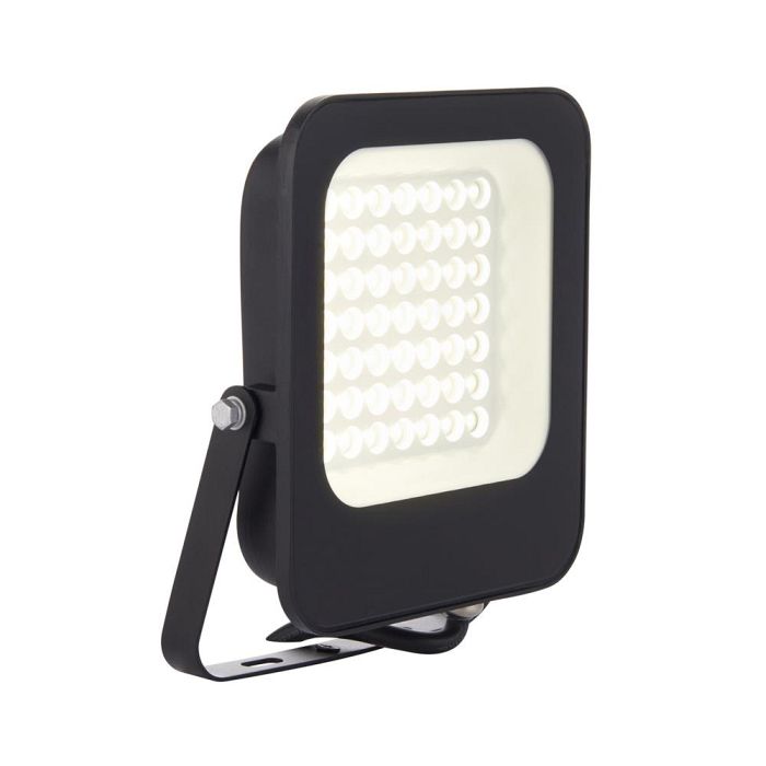 Guard 30 Watt Matt Black IP65 Angled Floodlight 107634