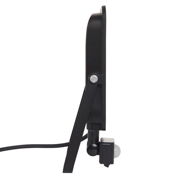 Guard LED 50 Watt PIR IP65 Override Matt Black Floodlight 108675