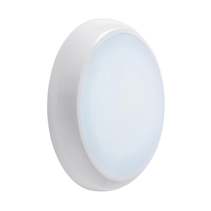 HeroPRO CCT IP65 Gloss White LED Bulkhead 95539