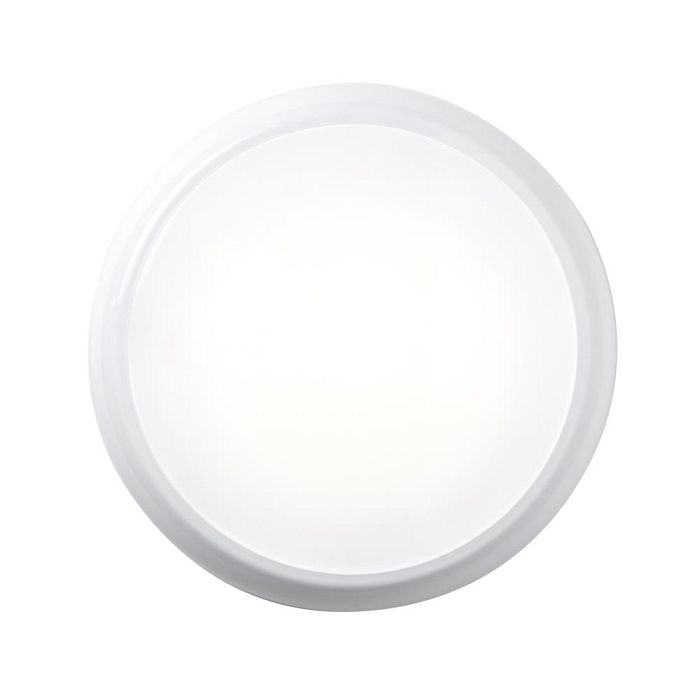 HeroPRO CCT IP65 Gloss White LED Bulkhead 95539