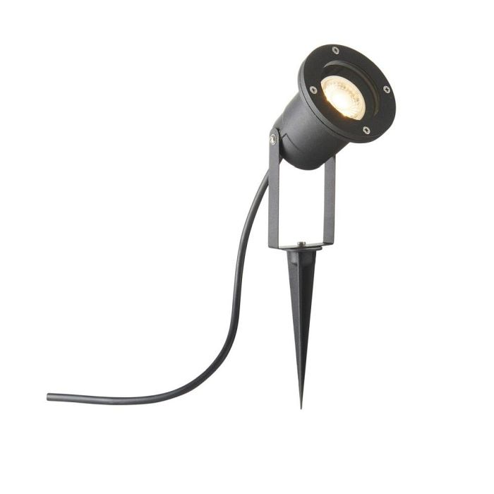 Opaz Black Outdoor Wall/Spike Light POLGU10