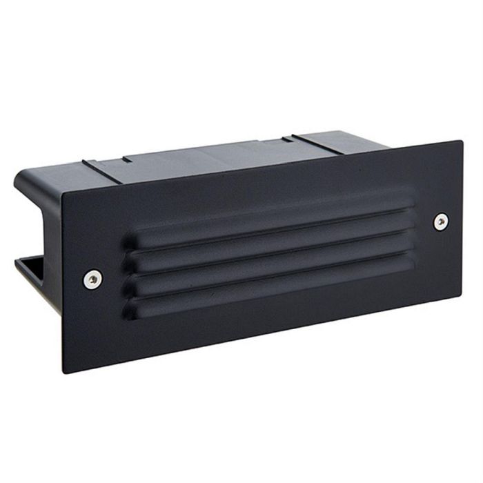 Seina Louvre LED Outdoor Black Brick Light 78640