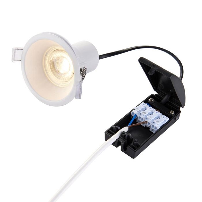 Shieldeco Fire-Rated CCT Anti-Glare IP65 LED White Downlight 101342
