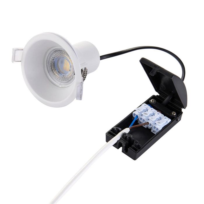 Shieldeco Fire-Rated CCT Anti-Glare IP65 LED White Downlight 101342