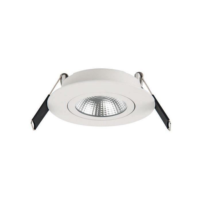 Chime 4000k LED Matt White Recessed Downlight ILDL65L005