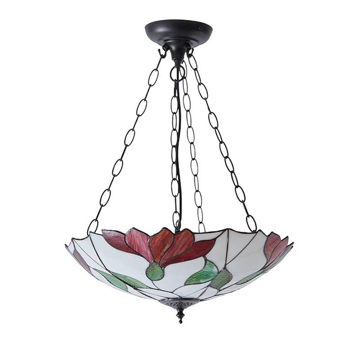 Botanica 3 Light Inverted Tiffany Pendant 70946