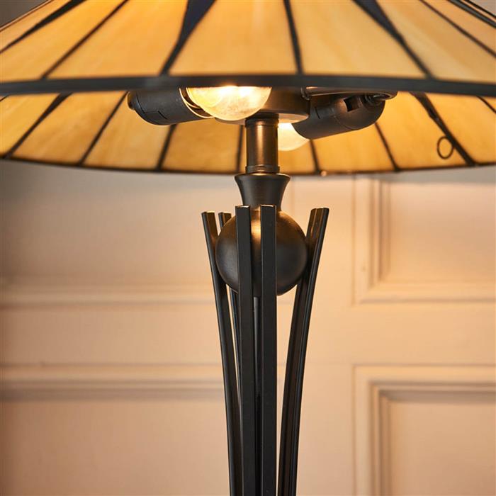Dark Star Tiffany Table Lamp 64045
