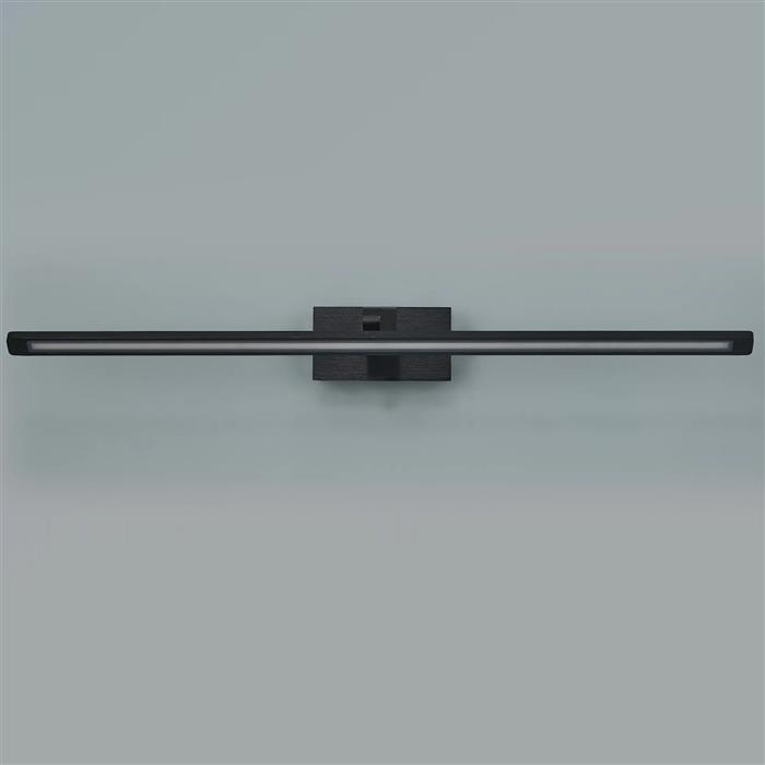 Abbeville Black LED IP44 Extra Large Picture Wall Light 370442