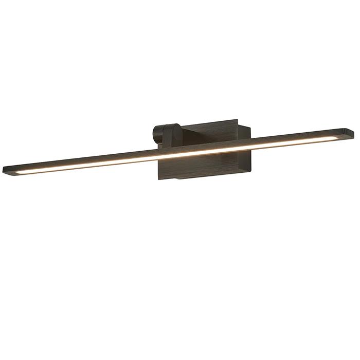 Abbeville Black LED IP44 Large Picture Wall Light 370439