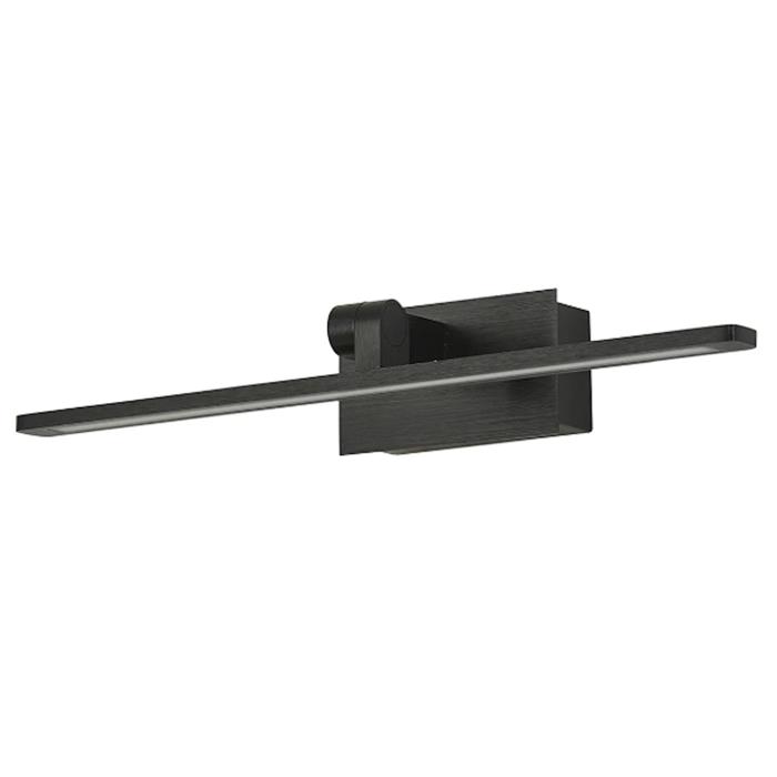 Abbeville Black LED IP44 Medium Picture Wall Light 370436 