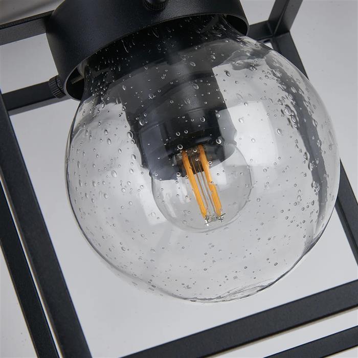 Anner Satin Black Small IP54 Outdoor Pendant 369598