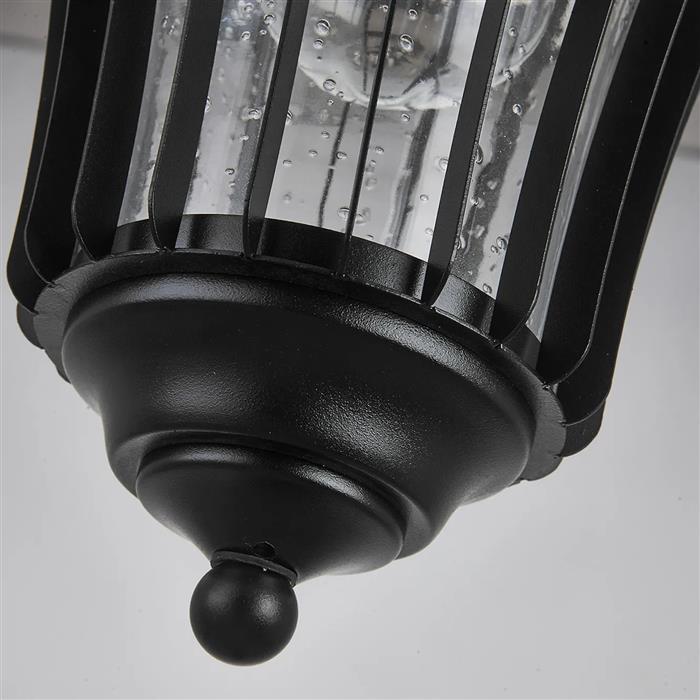 Laurie Satin Black IP54 Outdoor Pendant 369624