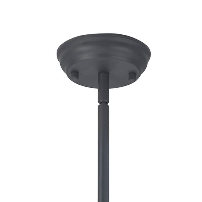 Rancho Graphite And Clear Glass Ceiling Pendant LT30228