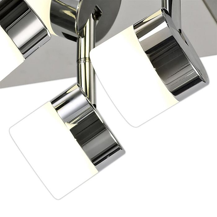 Virginia 4 Light IP44 LED Chrome Bathroom Ceiling Fitting LT30596