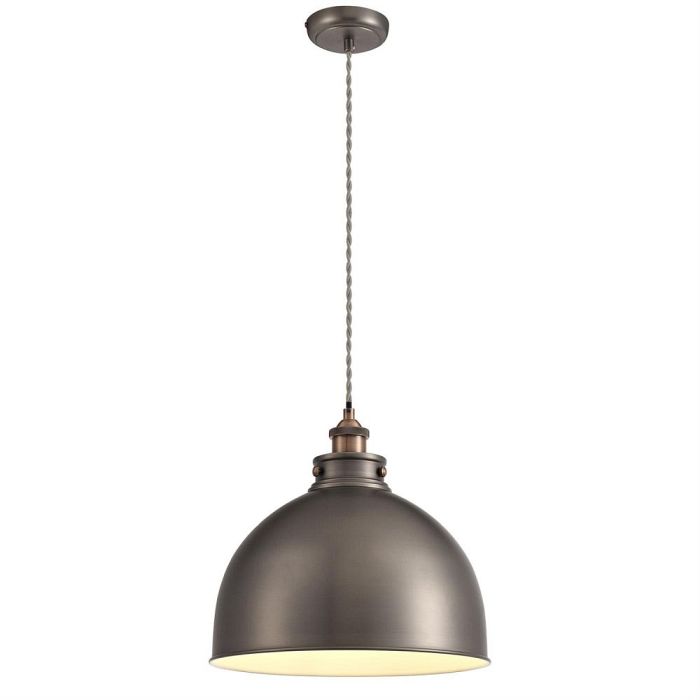 Tucson Large Antique Silver And Copper Pendant LT30592
