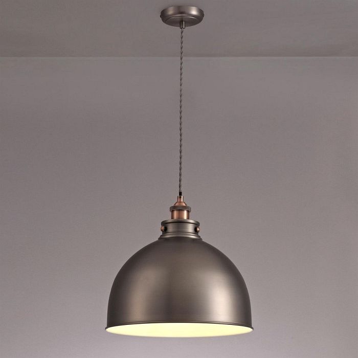 Tucson Large Antique Silver And Copper Pendant LT30592