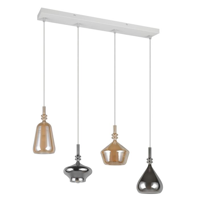 Aldea 4-Light Multicoloured Ceiling Pendant 349400417