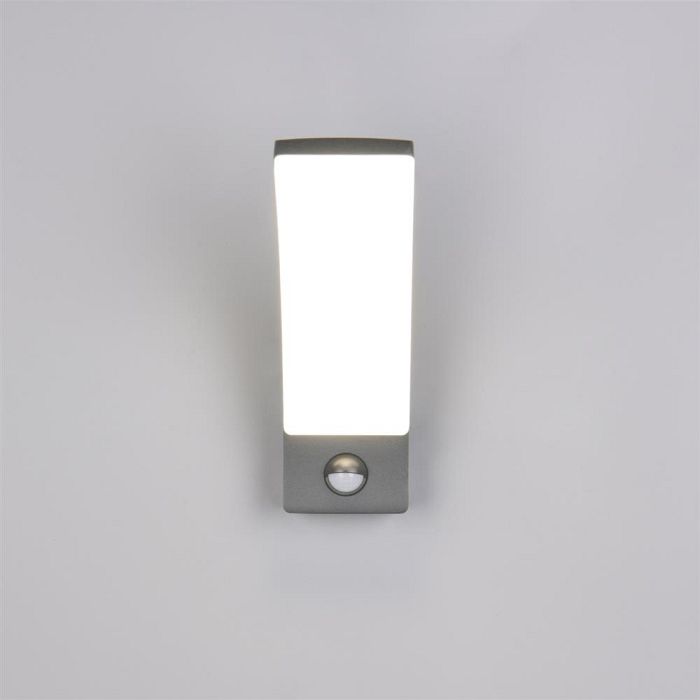 Beja IP44 LED PIR Outdoor Anthracite Wall Light R23359142