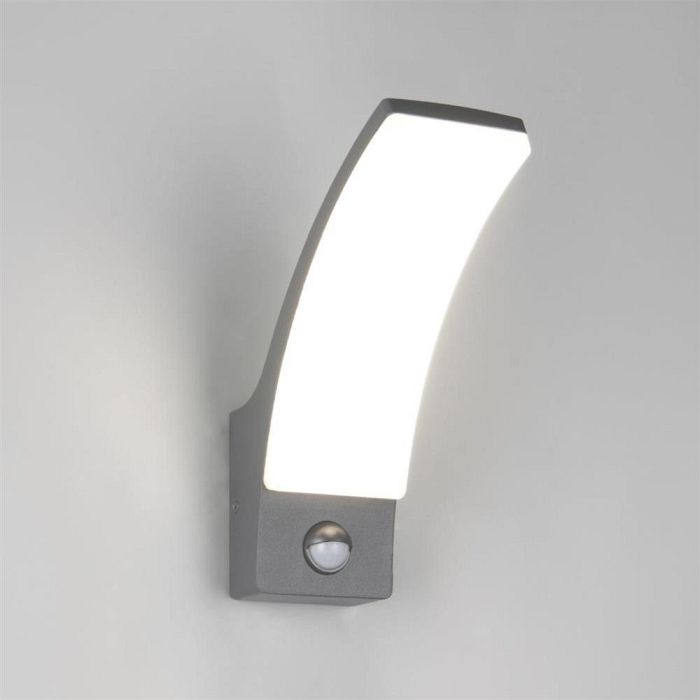 Beja IP44 LED PIR Outdoor Anthracite Wall Light R23359142